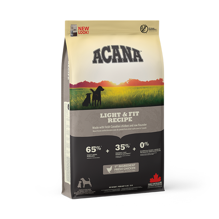 Acana Light & Fit Xira Trofi Skulou me Kotopoulo 2kg